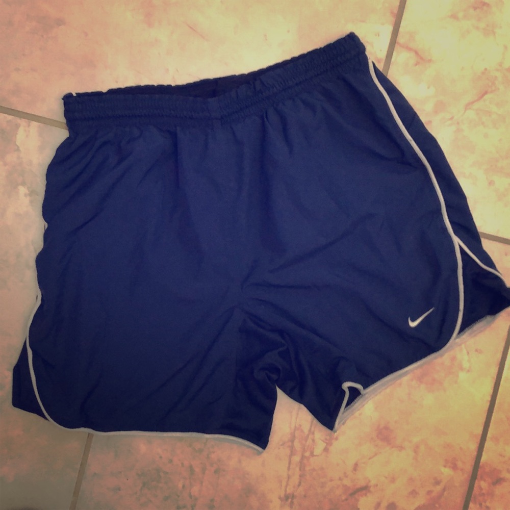 Nike blue athletic shorts
